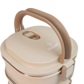 Hộp cơm 3 tầng Inox 304 Kalpen AR11 dung tích 2100ml chuẩn Đức