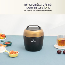 Hộp đựng thức ăn giữ nhiệt Kalpen E15 dung tích 1L chuẩn Châu Âu