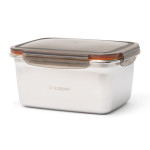 Hộp bảo quản thực phẩm Inox 304 Kalpen 1800ml dùng trong lò vi sóng