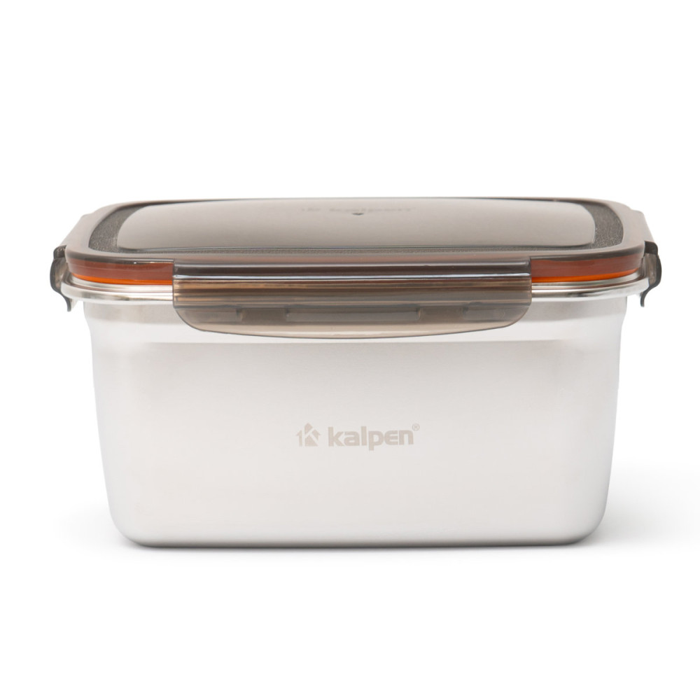 Hộp bảo quản thực phẩm Inox 304 Kalpen 2800ml dùng trong lò vi sóng