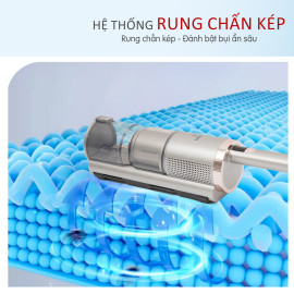 Máy hút bụi giường nệm diệt khuẩn UV Kalpen V4 lực hút 13kPa, bảo hành 2 năm