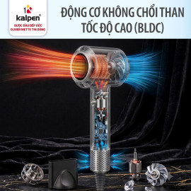 Máy sấy tóc 10 chế độ Kalpen HD7 công suất 1400W chuẩn Đức