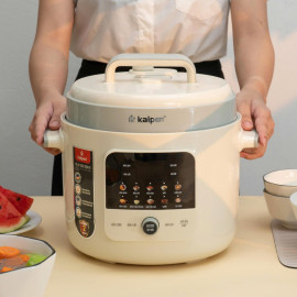 Nồi áp suất điện lòng nồi Inox Kalpen P5 dung tích 6L chuẩn Đức, bảo hành 2 năm