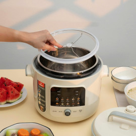 Nồi áp suất điện lòng nồi Inox Kalpen P5 dung tích 6L chuẩn Đức, bảo hành 2 năm