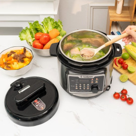 Nồi áp suất điện tử ruột Inox 304 Kalpen P9 dung tích 6L chuẩn Đức