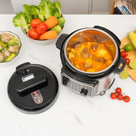 Nồi áp suất điện tử ruột Inox 304 Kalpen P9 dung tích 6L chuẩn Đức