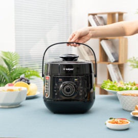 Nồi áp suất điện lòng nồi Inox 3L Kalpen P7 công suất 700W bảo hành 2 năm