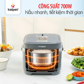 Nồi cơm điện tử Kalpen R13 dung tích 1.8L lòng nồi Inox 304