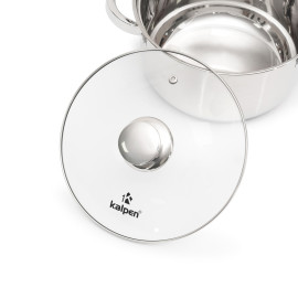 Nồi inox cao cấp 5 đáy Kalpen AR156 size 18cm, bảo hành 5 năm