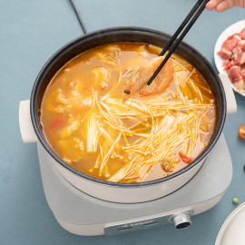 Nồi lẩu điện khay rời Kalpen P33 dung tích 5L công suất 1600W, bảo hành 2 năm