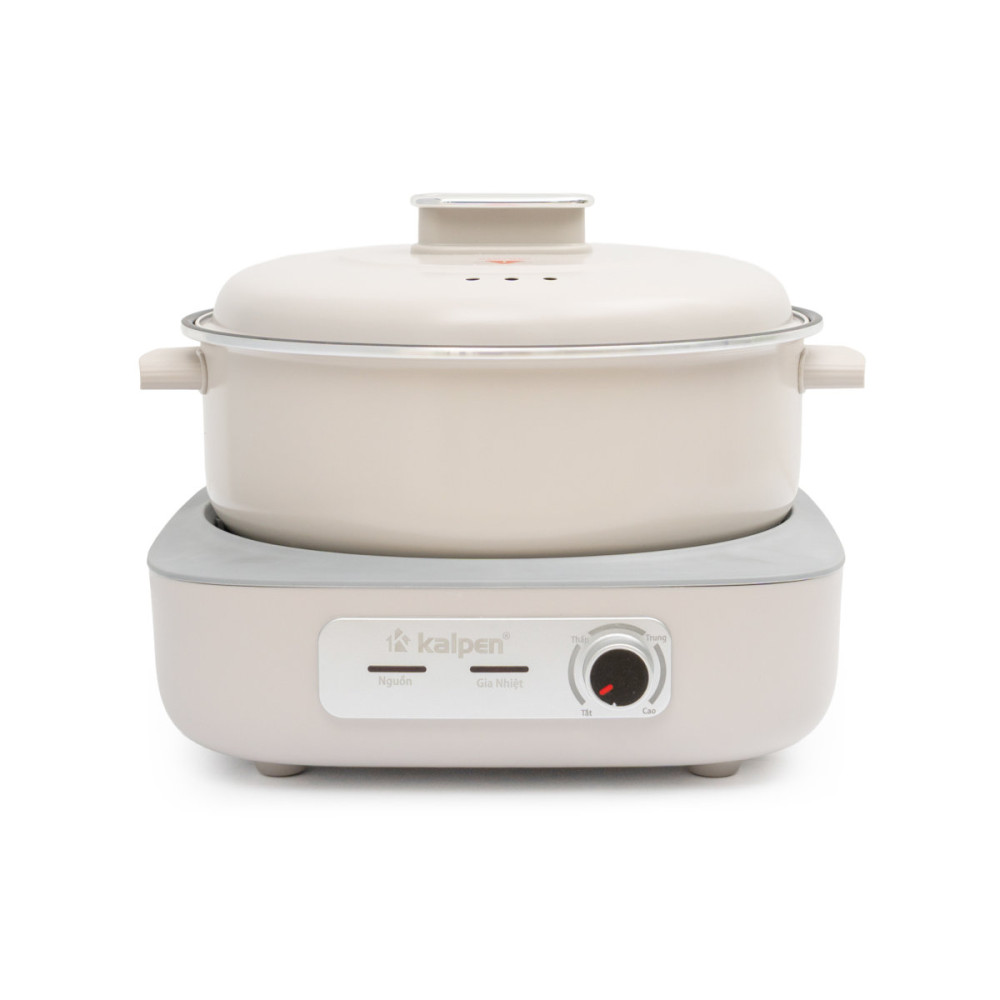 Nồi lẩu điện khay rời Kalpen P33 dung tích 5L công suất 1600W, bảo hành 2 năm