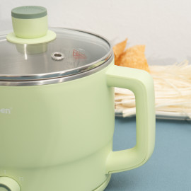 Nồi lẩu điện mini đa năng Kalpen P6G dung tích 1.8L kèm xửng hấp