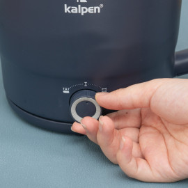 Ca lẩu điện mini đa năng Kalpen 1.8L có khay hấp, chính hãng bảo hành 2 năm
