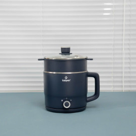 Ca lẩu điện mini đa năng Kalpen 1.8L có khay hấp, chính hãng bảo hành 2 năm