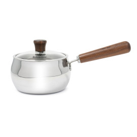 Quánh Inox 3 lớp đúc liền khối miệng rót Kalpen Baby Rinmer size 14cm