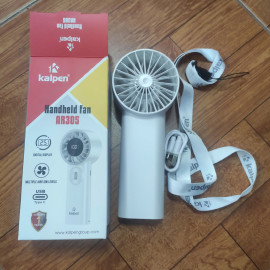 Quạt tích điện cầm tay 100 tốc độ gió Kalpen AR305 pin sạc 3600mAh