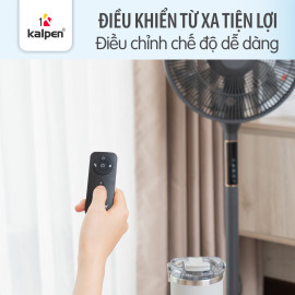 Quạt tuần hoàn không khí 360 độ Kalpen 7 cánh F12 kèm khiển từ xa