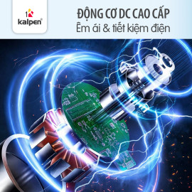 Quạt tuần hoàn không khí 360 độ Kalpen 7 cánh F12 kèm khiển từ xa