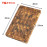 Thớt thái chữ nhật gỗ Teak tự nhiên Kalpen T6 size 20x30x2.5cm