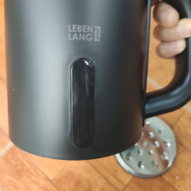 Ấm siêu tốc mini 0.8L ruột Inox 201 Lebenlang Đức LBL2318 công suất 1000W