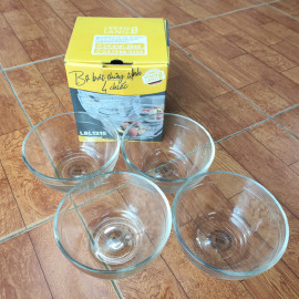 Bộ 4 bát thủy tinh CEREAL Lebenlang LBL1215 chuẩn Đức