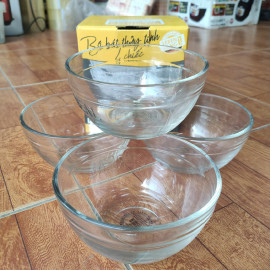 Bộ 4 bát thủy tinh CEREAL Lebenlang LBL1215 chuẩn Đức