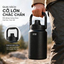 Bình đựng nước giữ nhiệt Inox 304 Lebenlang LBL1806 dung tích 1900ml