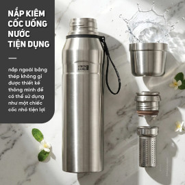 Bình giữ nhiệt Inox 304 Lebenlang LBL2224 dung tích 1100ml, có lõi lọc trà