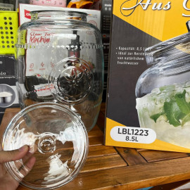 Bình ngâm thuỷ tinh có vòi rót 8.5L Lebenlang LBL1223 chuẩn Đức