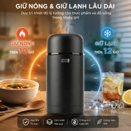 Bình ủ cháo giữ nhiệt Inox 304 Lebenlang LBL1802 dung tích 1000ml