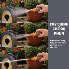 Bộ cuộn vòi nước 10m Lebenlang LBM337 - Tưới Cây, Rửa Xe Thông Minh