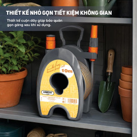 Bộ cuộn vòi nước 10m Lebenlang LBM337 - Tưới Cây, Rửa Xe Thông Minh