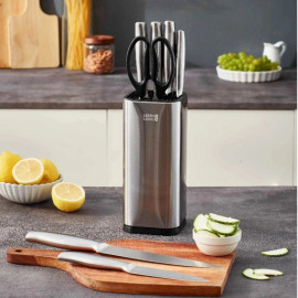 Bộ dao kéo nhà bếp 5 món Lebenlang LBL1956 chuẩn Đức tặng hộp cắm