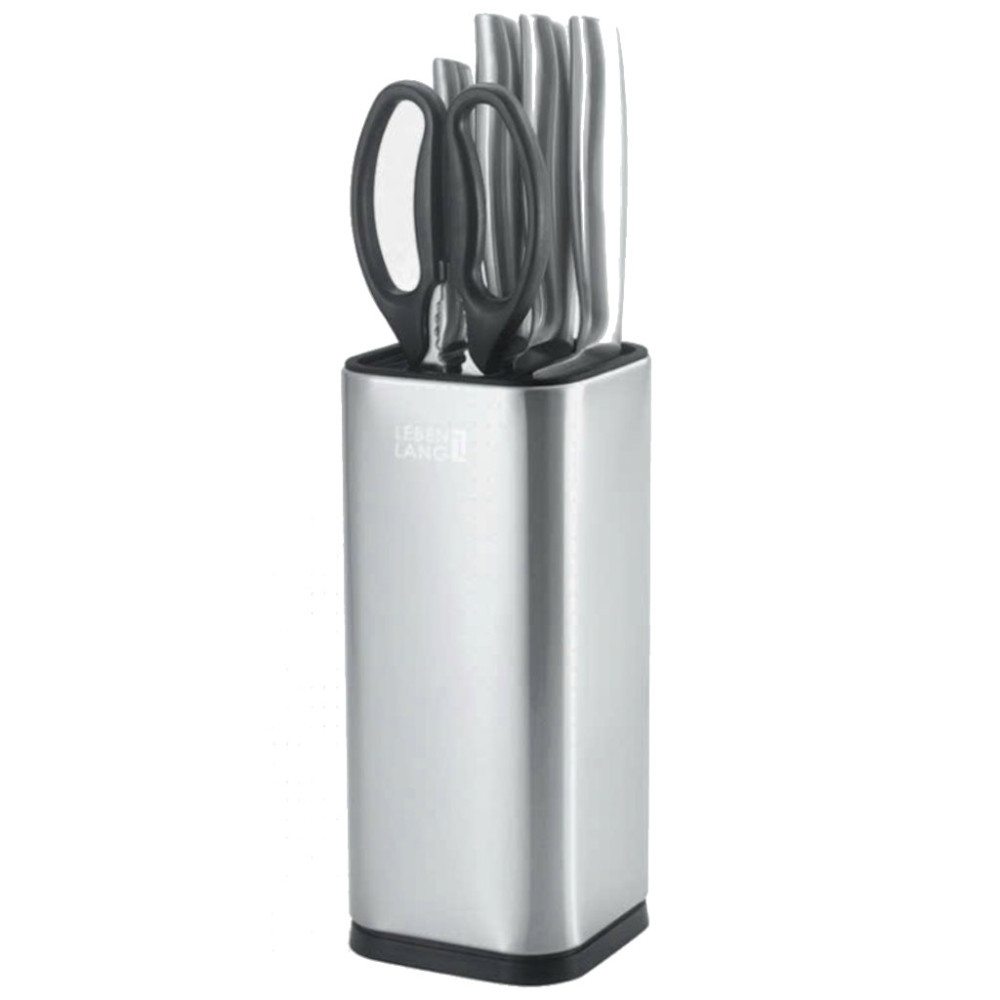 Bộ dao kéo nhà bếp 5 món Lebenlang LBL1956 chuẩn Đức tặng hộp cắm