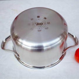 Bộ 3 nồi 1 chảo kèm xửng hấp Inox 18/10 ELO Montana 6048 hàng nhập khẩu Đức