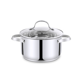 Nồi inox 5 đáy Kalpen Lermat 16cm, bảo hành 10 năm