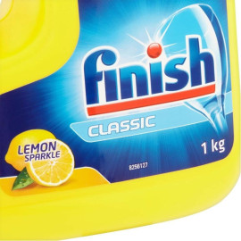Bột rửa chén Finish Dishwasher Powder Lemon 1kg hương chanh, nhập khẩu Ba Lan