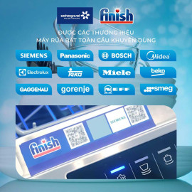 Bột rửa chén Finish Dishwasher Power Powder 2,5 kg hương chanh, nhập khẩu Ba Lan