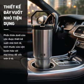 Cốc giữ nhiệt inox 304 Lebenlang LBL2473, dung tích 1.2L, có quai xách