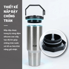 Cốc giữ nhiệt inox 304 Lebenlang LBL2473, dung tích 1.2L, có quai xách
