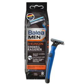 Set 8 dao cạo râu 3 lưỡi Balea Men hàng Đức