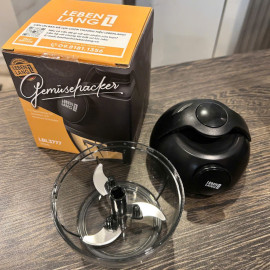 Dụng cụ xay tỏi ớt Lebenlang LBL3777 170ml, lưỡi thép 3 cánh, dây rút tiện lợi