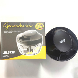 Dụng cụ xay tỏi ớt, thực phẩm Lebenlang LBL3939 450ml, lưỡi thép, dây rút tiện lợi