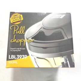 Dụng cụ xay tỏi ớt, thực phẩm Lebenlang LBL3939 450ml, lưỡi thép, dây rút tiện lợi