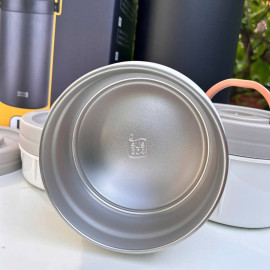 Hộp cơm giữ nhiệt 3 tầng Inox 304 Lebenlang LBL2019 dung tích 2.4L