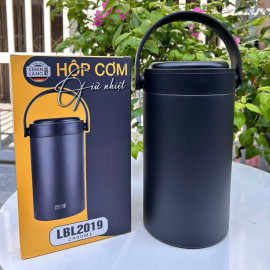 Hộp cơm giữ nhiệt 3 tầng Inox 304 Lebenlang LBL2019 dung tích 2.4L