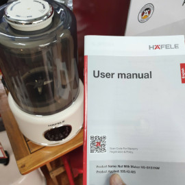 Máy làm sữa hạt Hafele HS-B151NW (535.43.485) chống ồn, bảo hành 24 tháng