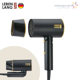 Máy sấy tóc Ion gấp gọn Lebenlang Đức LBH3088G công suất 2100W bảo hành 2 năm