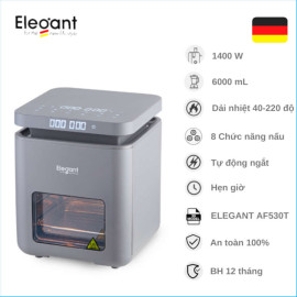 Nồi chiên không dầu điện tử Elegant AF530T 6L thương hiệu Đức