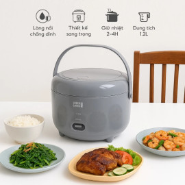 Nồi cơm điện lòng Inox 304 Lebenlang LBL0581 dung tích 1.2L bảo hành 2 năm